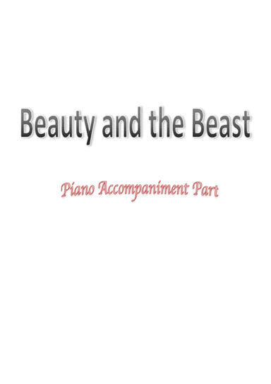 Beauty And The Beast (arr. Miranda Wong)