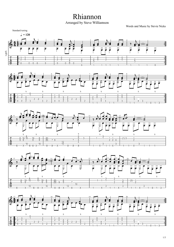 Rhiannon (arr. Steve Williamson)