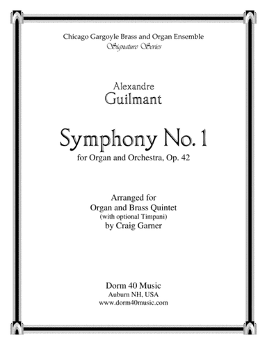 Symphony No. 1, for Organ and Orchestra (arr. Craig Garner)
