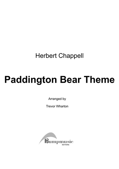 Paddington Bear Theme (arr. Trevor Wharton)