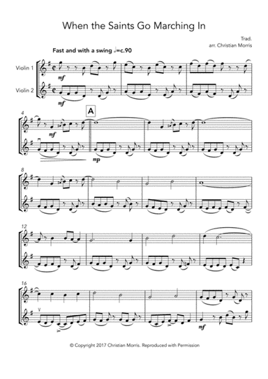 When The Saints Go Marching In (Fantasy) (arr. Hoopla Sheet Music)