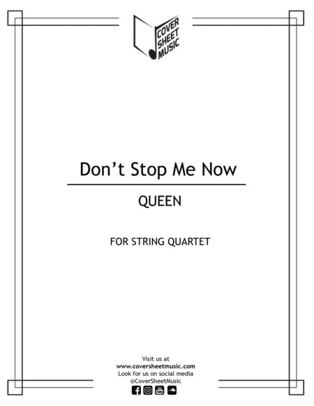 Don't Stop Me Now (arr. Jose Quintana)