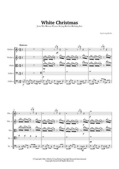 White Christmas (arr. Ander)