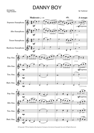 Danny Boy (arr. Tiago Cordeiro)