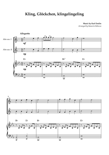 Kling, Glöckchen, klingelingeling (arr. Kaiserin Rebecca)