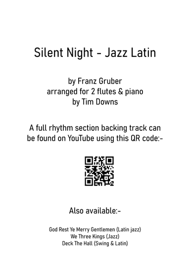 Silent Night - Latin Jazz (arr. Tim Downs)