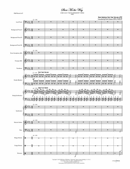 Show Me The Way (arr. Patrick Sheehan)