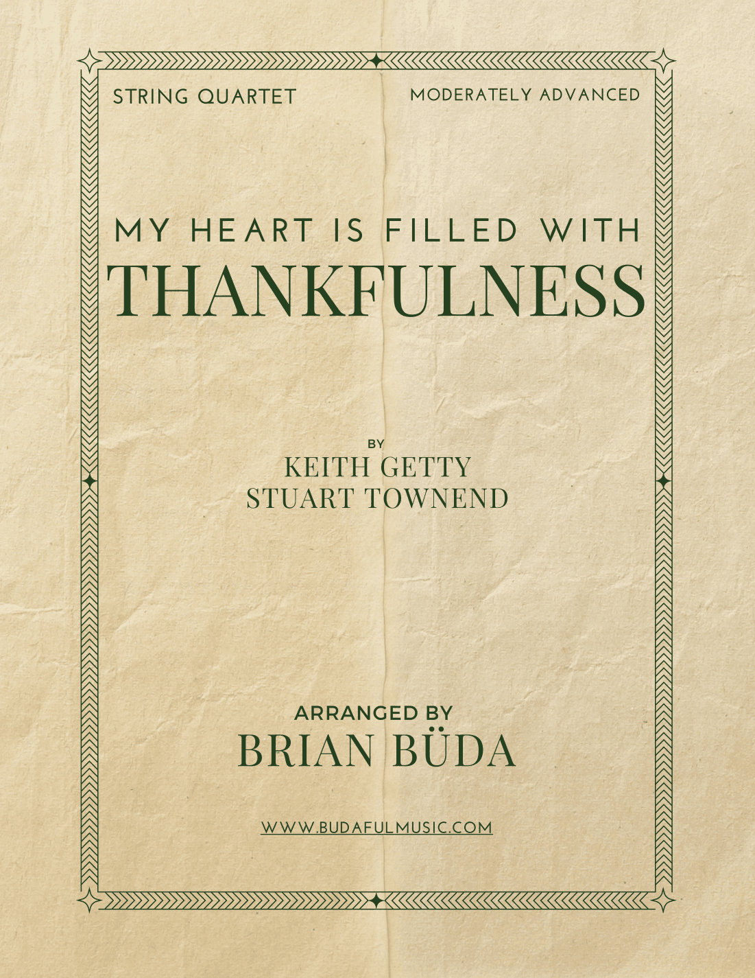 My Heart Is Filled With Thankfulness (arr. Brian Buda)