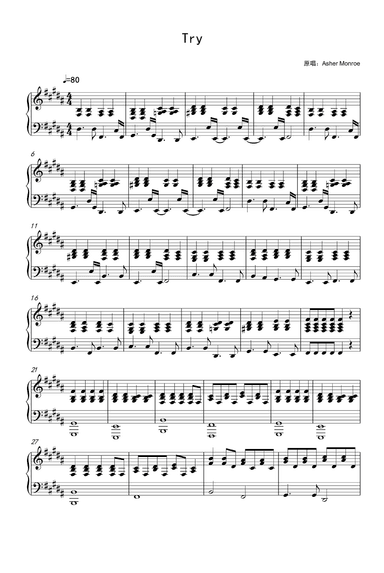 Try (arr. Asher Monroe)