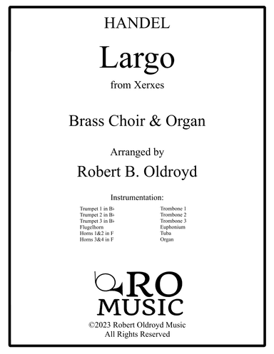 Largo from Xerxes (arr. Robert B. Oldroyd)