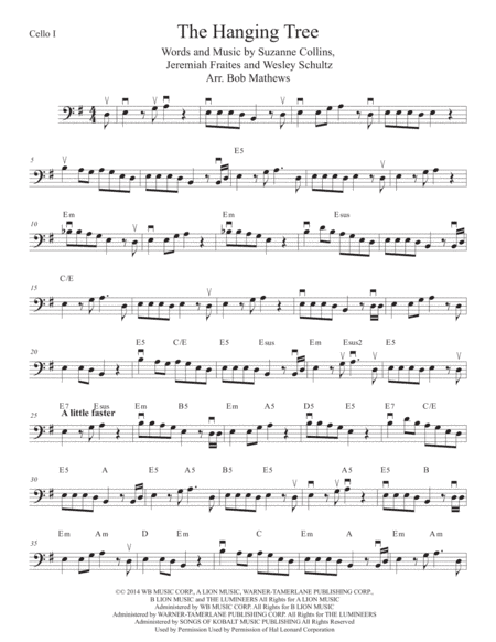 The Hanging Tree (arr. Bob Mathews)