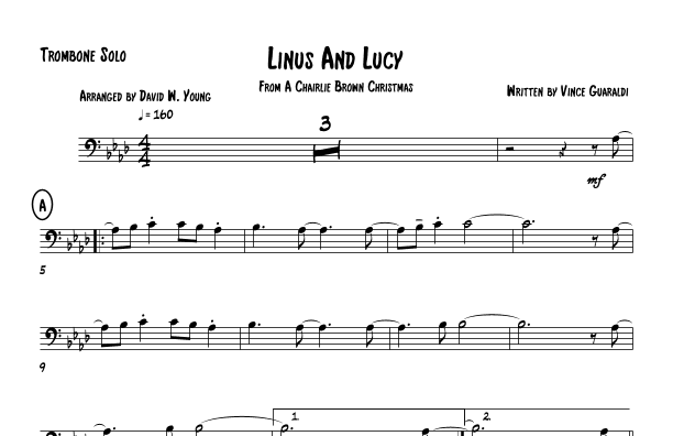 Linus And Lucy (arr. David W. Young)