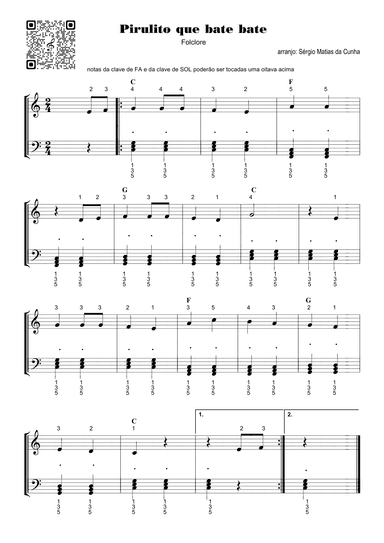 Pirulito que bate bate - Fase2 (arr. Sérgio Matias da Cunha)