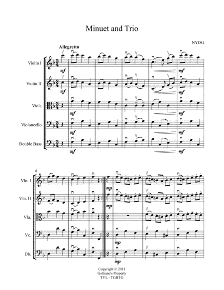 Minuet and Trio
