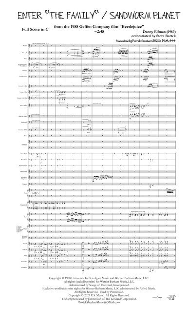 Enter...the Family/sand Worm Plant (arr. Patrick Sheehan)