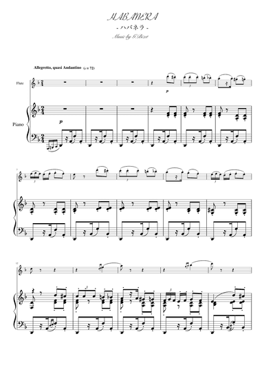 Habanera (arr. pfkaori)
