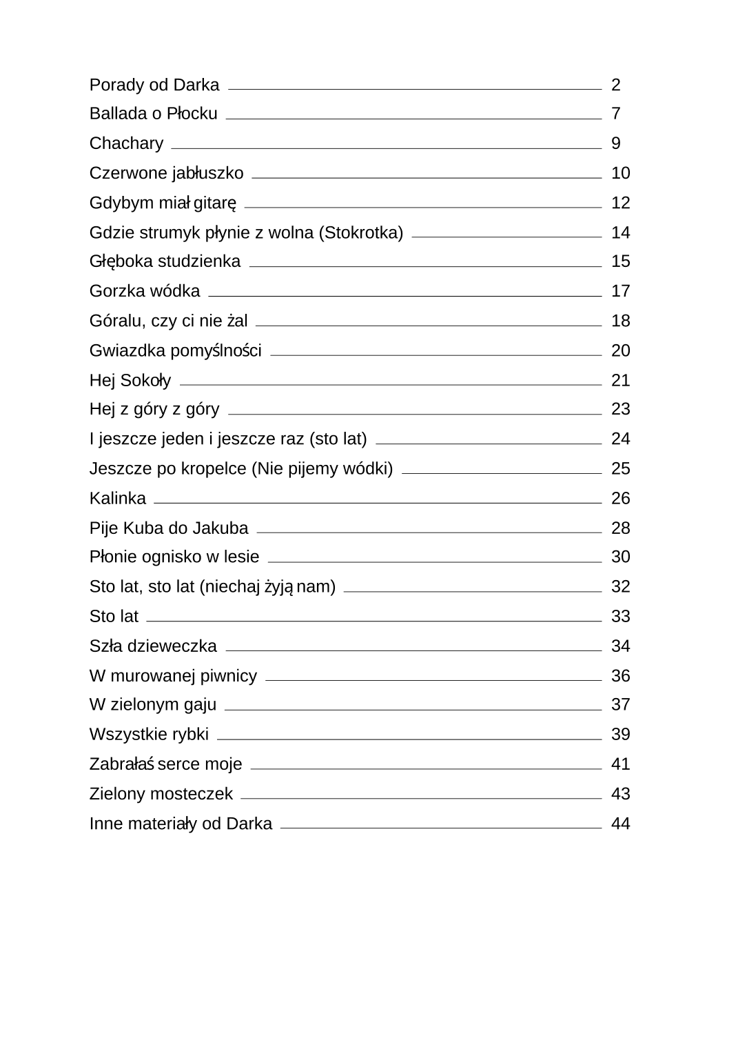 Polish Folk Sheet Music Collection - 24 Songs [LEAD SHEET] (arr. Darek)