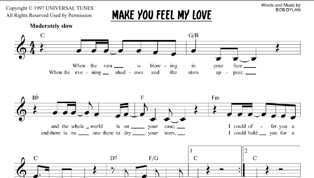 Make You Feel My Love (arr. Joseph Hasper)