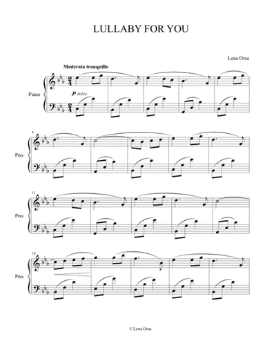 Lullaby for You