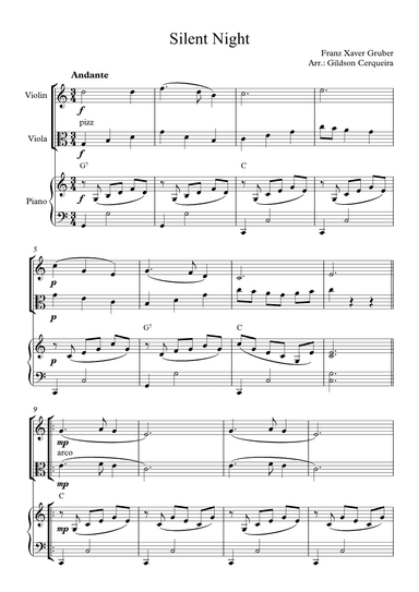Silent Night (arr. Gildson Cerqueira)