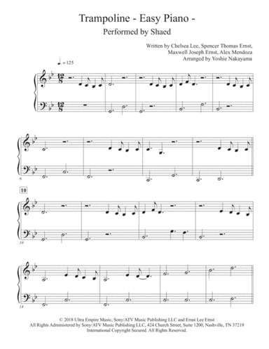 Trampoline (arr. Yoshie Nakayama)