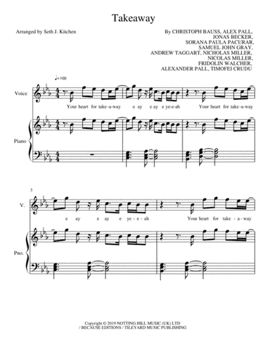 Takeaway (arr. Seth J. Kitchen)