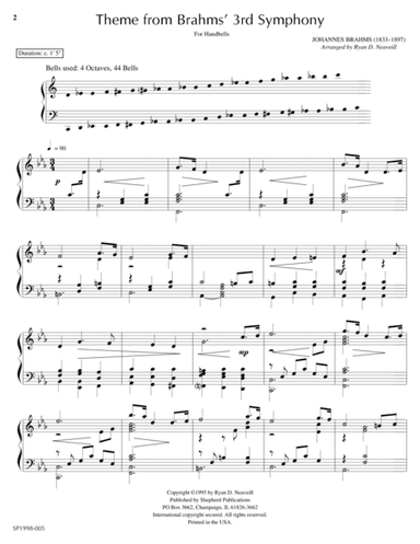 Theme from Brahms' Third Symphony (arr. Ryan D. Neaveill)