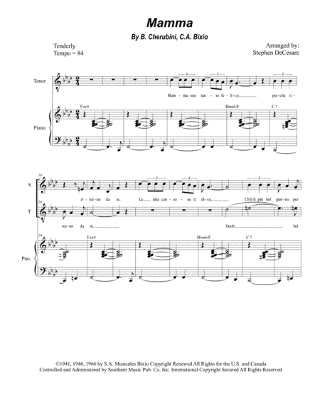 Mama (mamma) (arr. Stephen DeCesare)