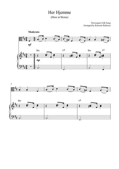 Herhjemme (Here at Home) (arr. Kaiserin Rebecca)