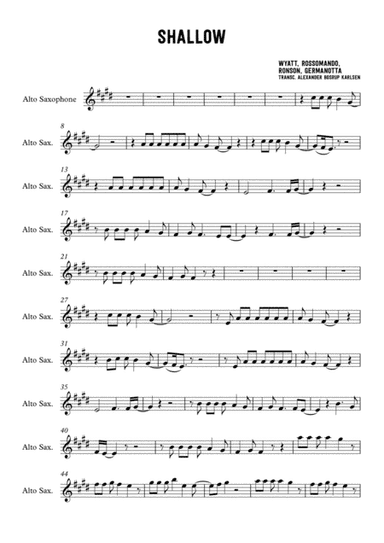 Shallow (arr. Alexander Bosrup Karlsen)