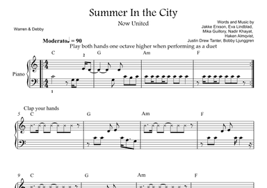 Summer In The City (arr. Warren & Debby)