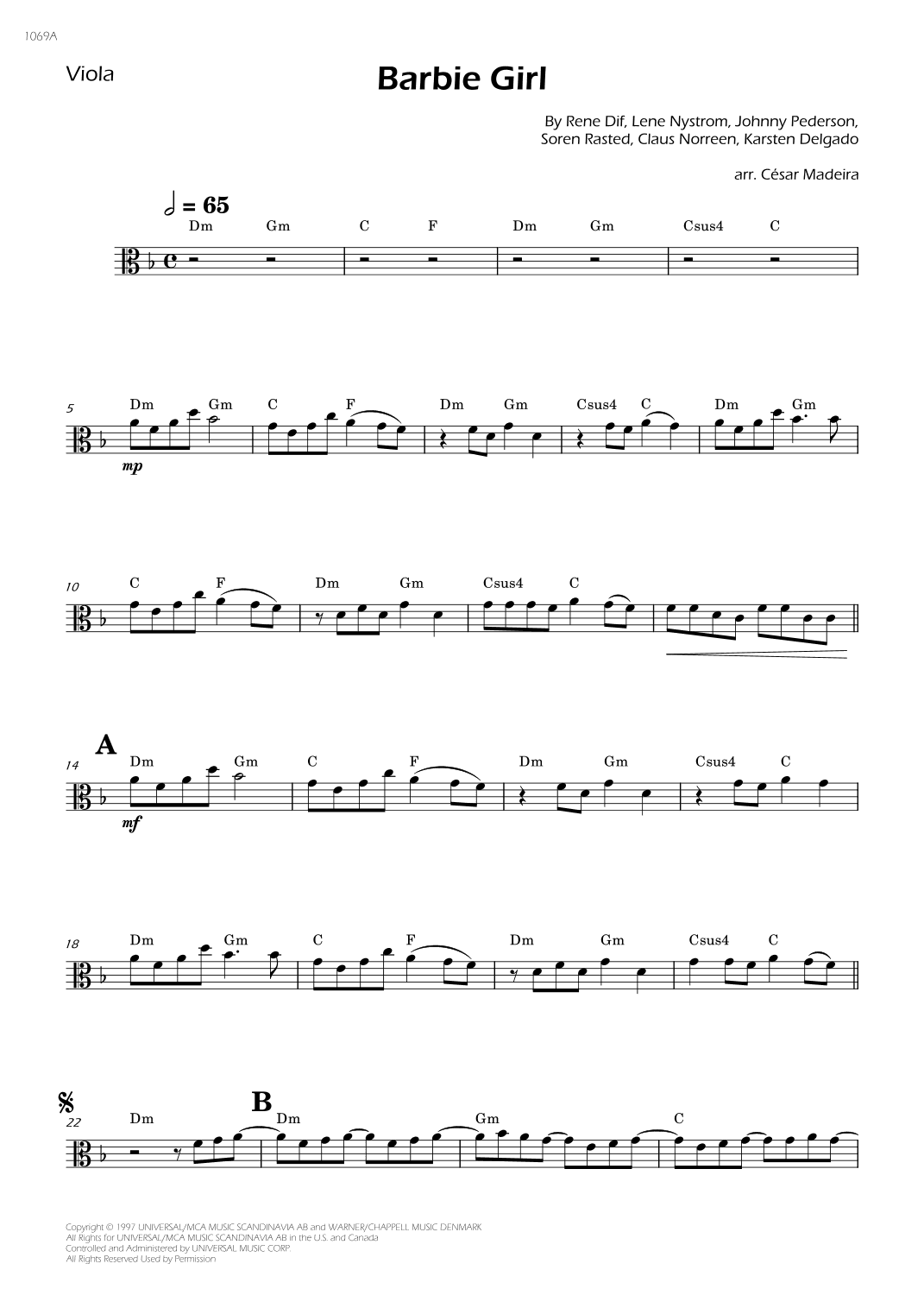 Barbie Girl (arr. César Madeira)