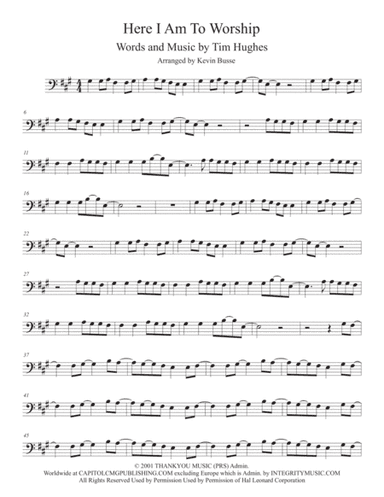 Here I Am To Worship (arr. Kevin Busse)