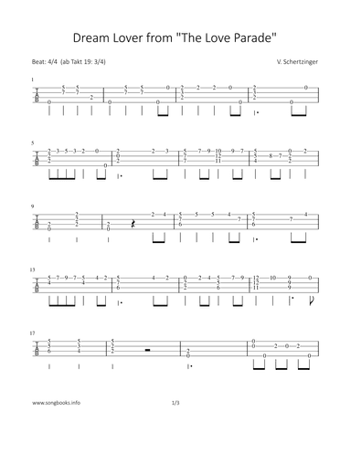 Dream Lover from "The Love Parade" (arr. Bettina Schipp)