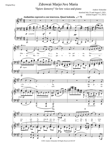 Ave Maria/Zdrowas Marjo