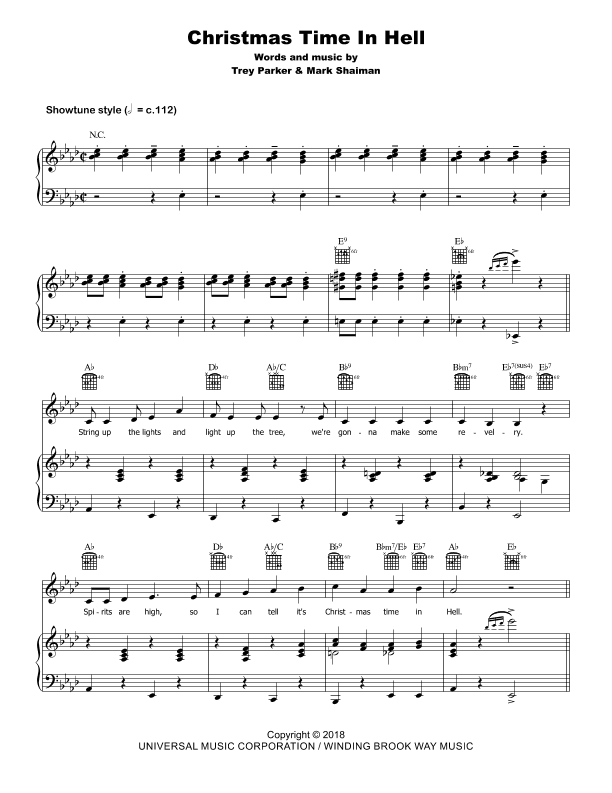 Christmas Time In Hell (arr. Halfway House)