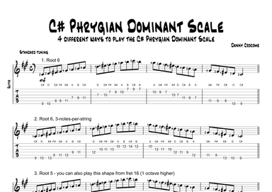 C# Phrygian Dominant Scale (4 Ways to Play)
