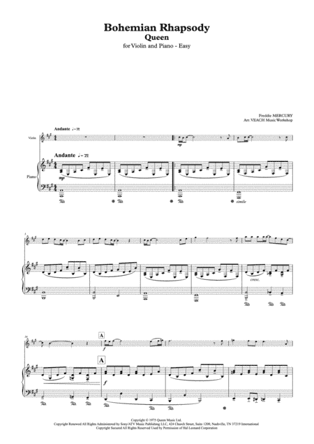 Bohemian Rhapsody (arr. VEACH Music Workshop)