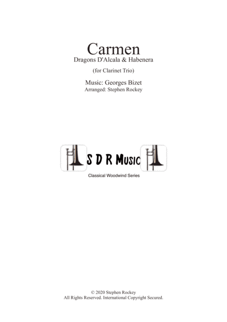 Carmen: 2 Pieces for Clarinet Trio (arr. Stephen Rockey)