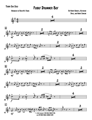 The Little Drummer Boy (arr. David W. Young)