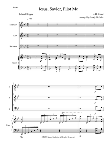 Jesus, Savior, Pilot Me (arr. Sandy McIntire)