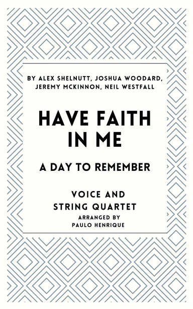 Have Faith In Me (arr. Paulo Henrique)