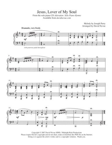 Jesus, Lover of My Soul (arr. David Nevue)