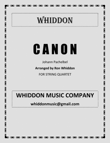 Canon (arr. Ron Whiddon)