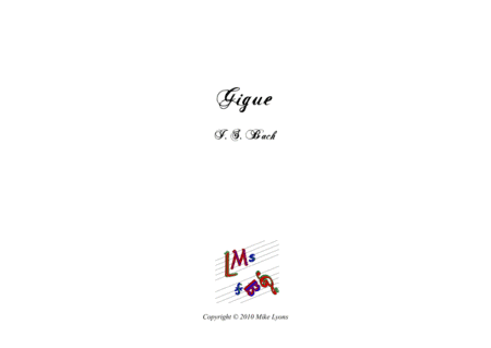 Brass Quintet - Gigue from Partita No. 6 (arr. Mike Lyons)