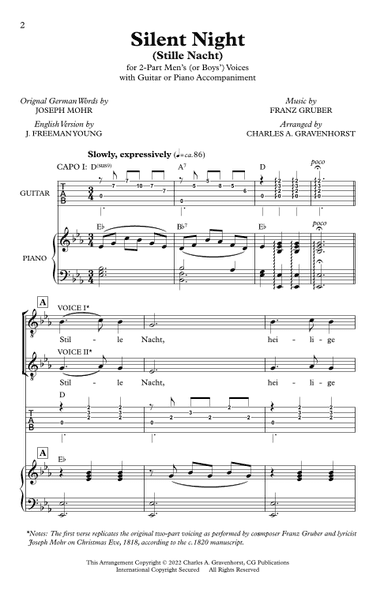 Silent Night (Stille Nacht) – E flat (arr. Charles A. Gravenhorst)