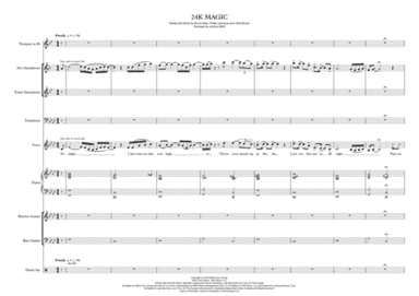 24K Magic (arr. Joshua Attrill)