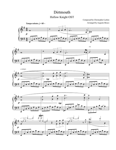 Hollow Knight (arr. Augusto Bosco)