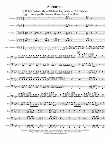 Suburbia (arr. Brass Key Music)