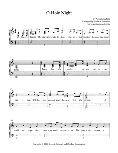 O Holy Night (arr. Scott A. Schmidt)
